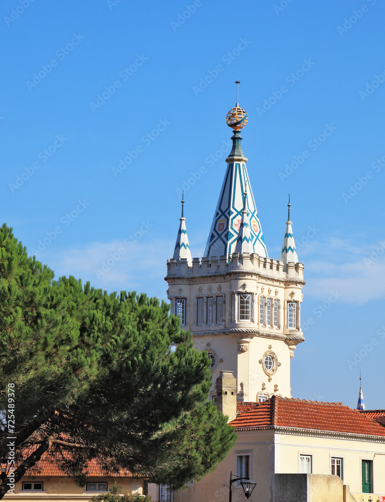 Obraz premium Fantastic tower of a medieval palace