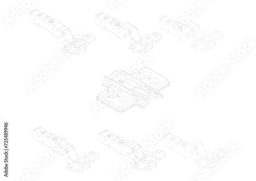 hinge furniture, straight hinge, half hinge, full hinge, 