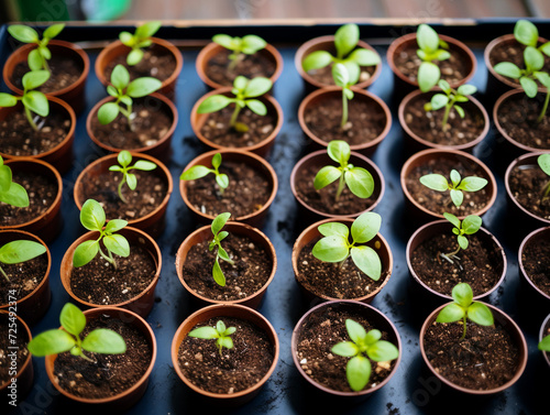 planting sprouts in pots