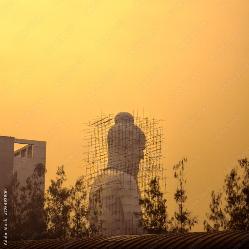 Fototapeta premium sunset in the city