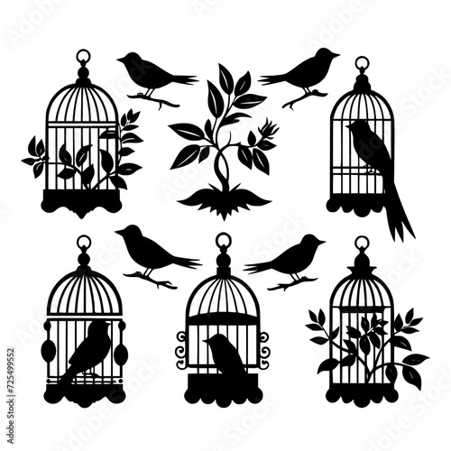 Bird Cage, cage svg, cage png, T shirt, clipart, png, svg, eps, jpg, vector, flower, floral, pattern, nature, illustration, leaf, vintage, art, plant, drawing, flowers, design, seamless, black, decora