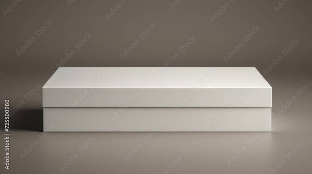 White box for stationery products with soft diffused lighting White box for stationery products with soft diffused lighting