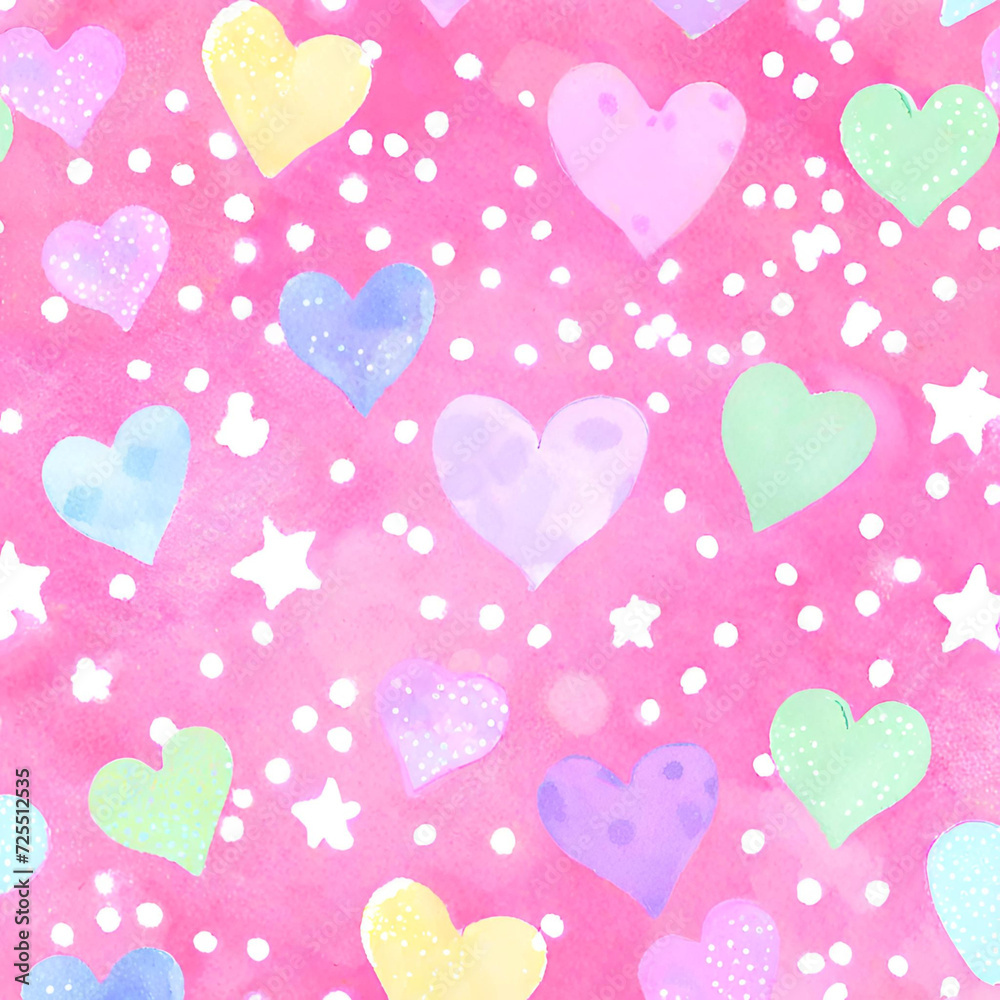 Back ground of hearts