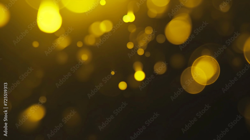 Abstract yellow light leaks animated dark background for transitions