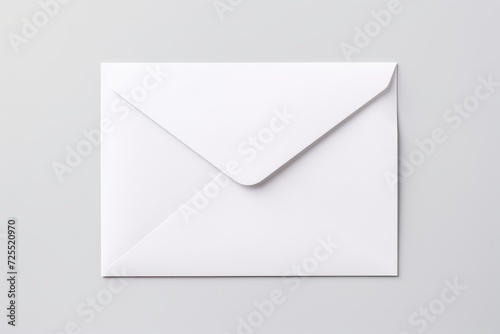 White paper envelope mock up on white background top view, happy Chinese New Year