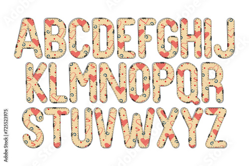 Versatile Collection of Vermilion Alphabet Letters for Various Uses