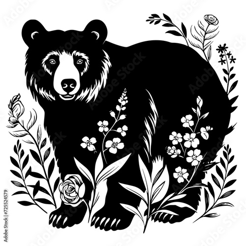 Bear clipart, valentine day, valentine clipart, cute bear svg, animal svg, animal eps, animal clipart, jungle png, tiger, animal, vector, tattoo, head, cat, wild, illustration, mammal, bear, logo, des