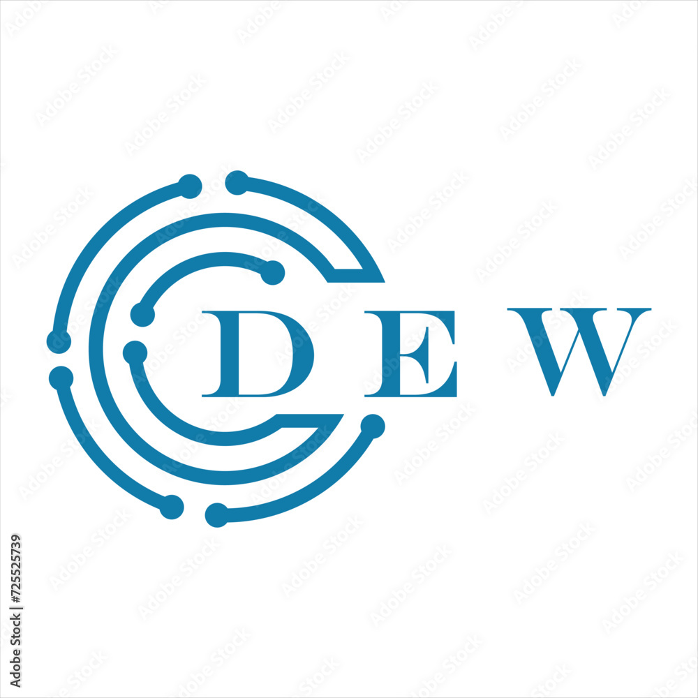 DEW letter design. DEW letter technology logo design on white background. DEW Monogram logo design for entrepreneur and business DEW letter design. DEW letter technology logo design on white background. DEW Monogram logo design for entrepreneur and business