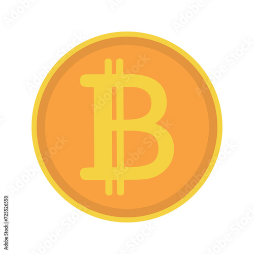 Bitcoin sign. Bitcoin icon sign payment symbol. Cryptocurrency logo. Simple vector. Crypto payment. Vector illustration