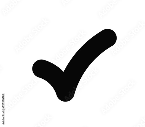 Check mark icon. check, confirm, approve, select, choose, mark, design, etc.　チェックマークのアイコン。チェック、確認、承認、選択、選ぶ、マーク、デザインなど