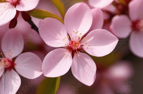 Sakura flowers background.