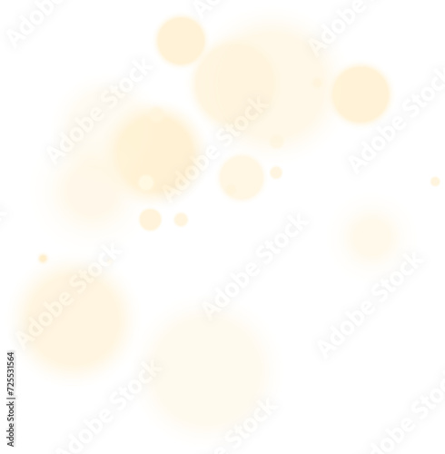 Yellow Bokeh Sparkle Light Background
