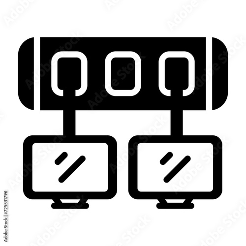 Network Switch Vector Icon