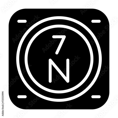 Nitrogen Vector Icon
