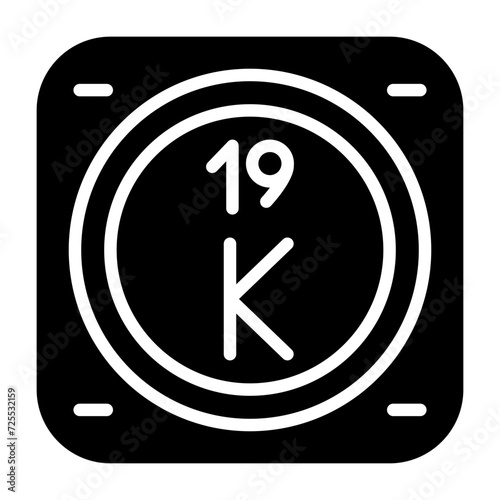 Potassium Vector Icon