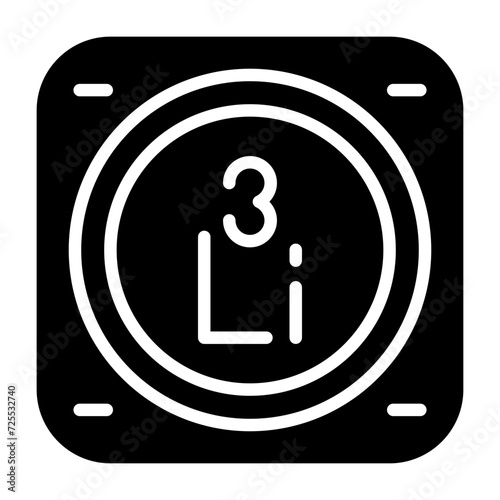 Lithium Vector Icon
