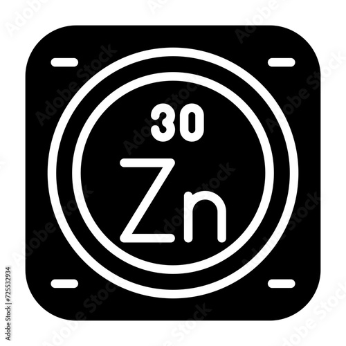 Zinc Vector Icon