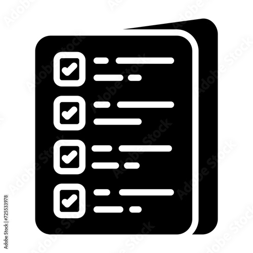 List Vector Icon