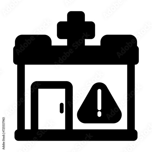 Hospital Vector Icon