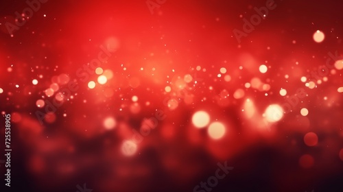 Futuristic red bokeh: abstract technology background for creative designs