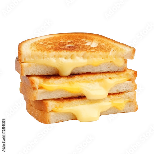 Toast sandwich with cheese clip art