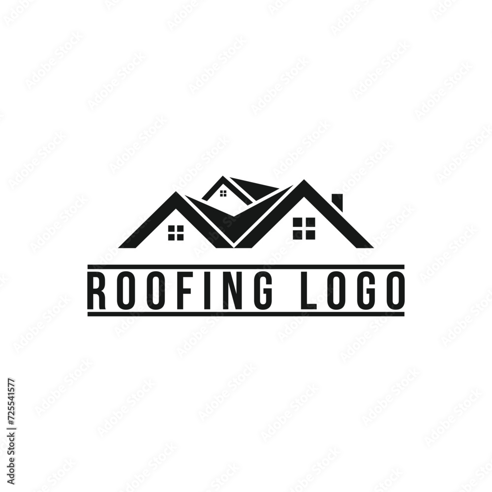 real estate house roof logo design concept idea real estate house roof logo design concept idea