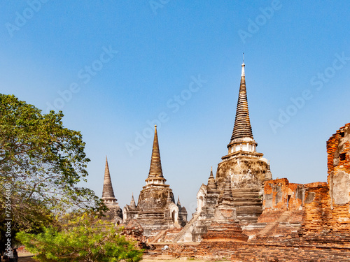 historic brick temple in Ayutthaya