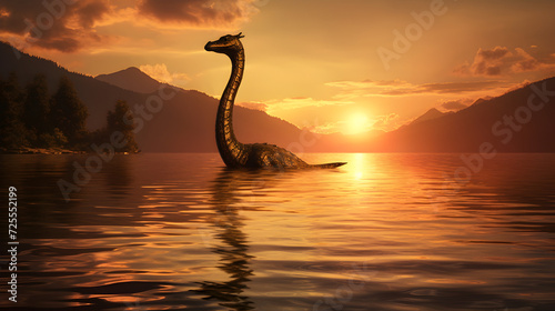 silhouette of a dragon © john