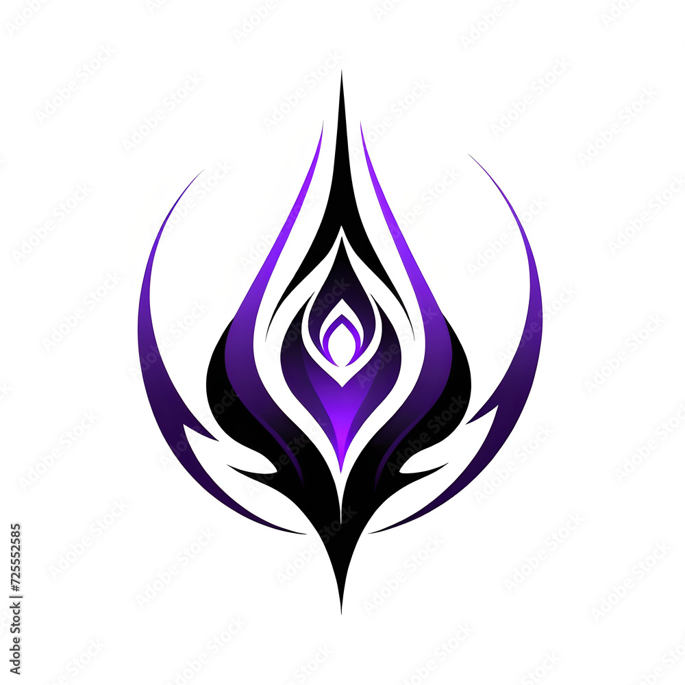 purple black fantasy logo purple black fantasy logo