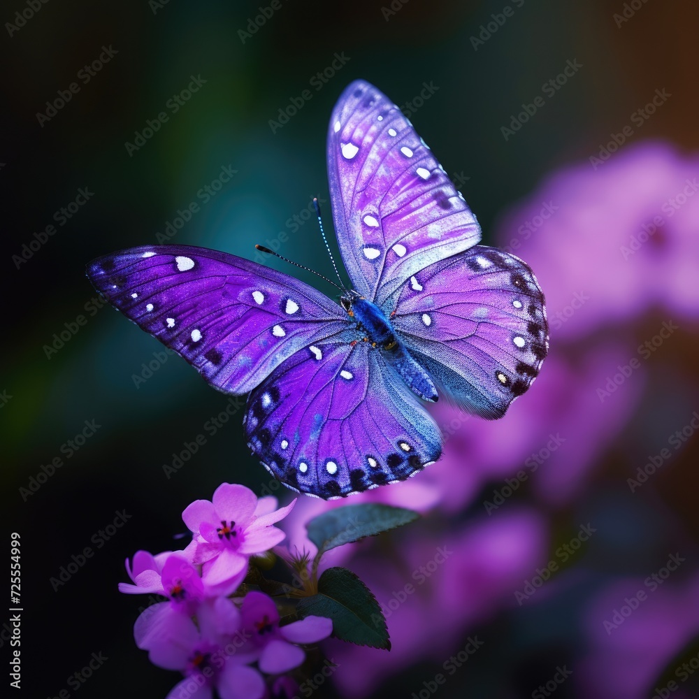The butterfly is sitting on top of the flower. The butterfly is sitting on top of the flower.