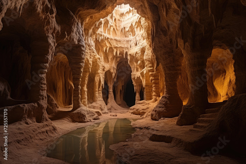 Valencia's Hidden Gem: Moorish Caves in Bocairent, Cinematic Style photo