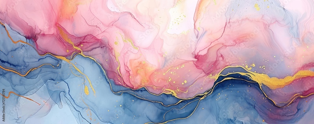 Abstract watercolor paint background illustration - Soft pastel pink ...