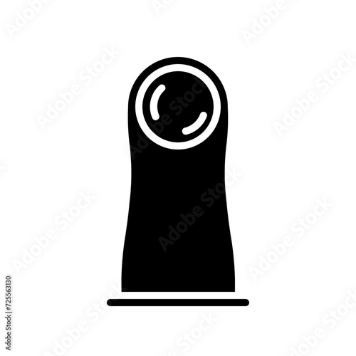 female condom solid icon