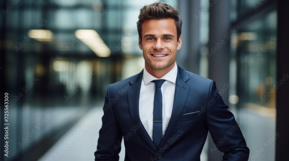 A privacy law expert in a tech-focused firm smiles expertly.