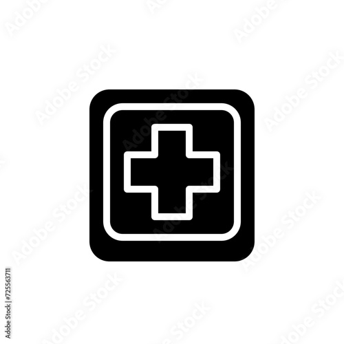 logo hospital solid icon