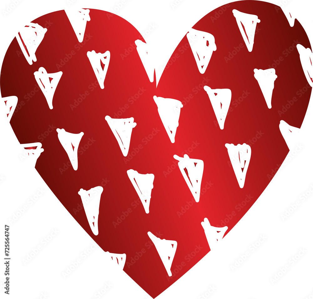 Set of red hearts symbols for love, wedding, valentine Set of red hearts symbols for love, wedding, valentine