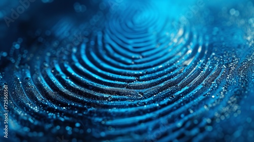 Background in abstract technology for fingerprints. Generative Ai.