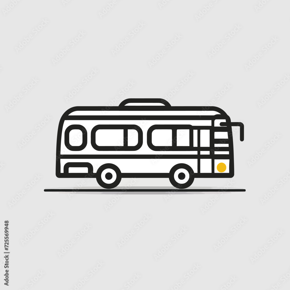 Minimalist Logo For Bus Minimalist Logo For Bus