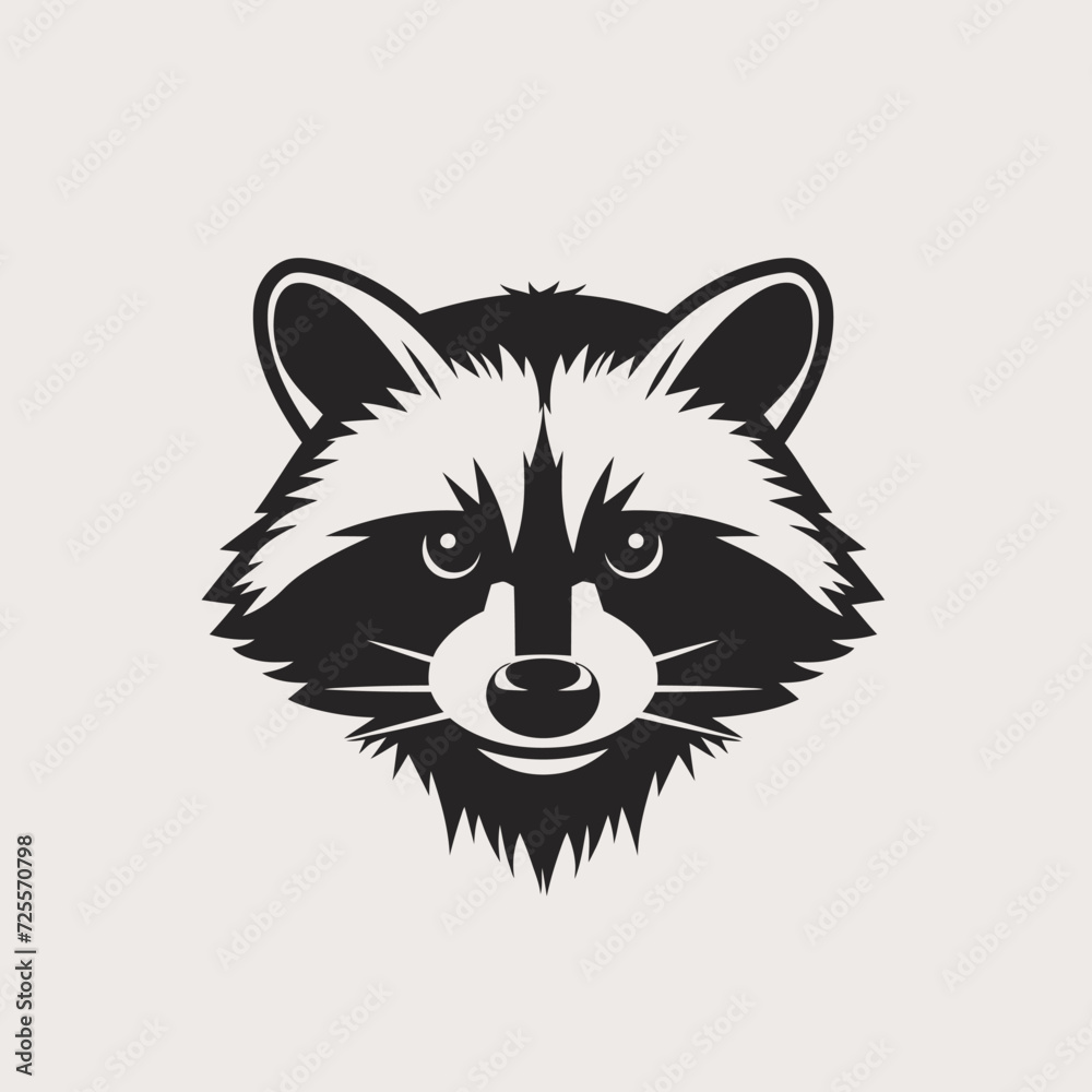 Raccoon Logo Animal Raccoon Logo Animal
