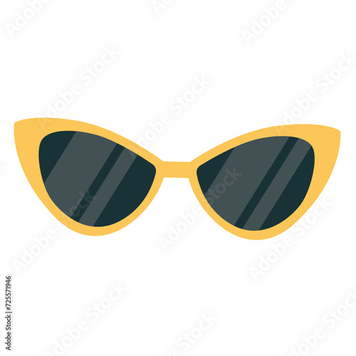 Trendy sunglasses icon. Vector illustration.