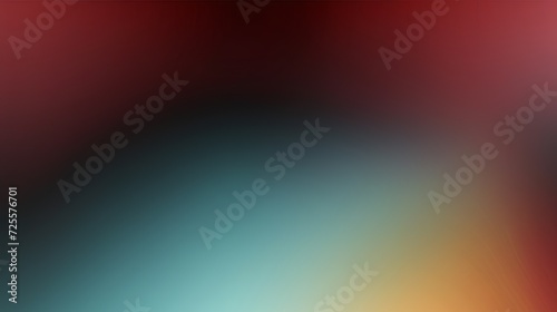 Seamless Gradient Transition from Deep Red to Serene Blue with a Blend of Orange and Yellow Tones - Abstract Colorful Background