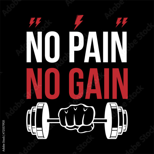 Gym Fitness T-Shirt Design, Workout T-Shirt