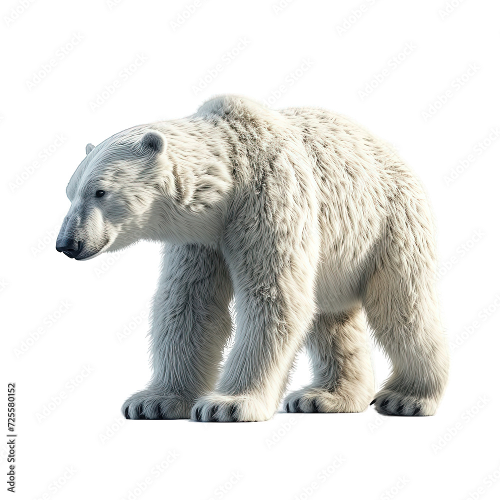 Fototapeta premium Polar Bear Isolated