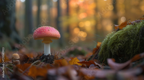 Mushroom plant nature forest natural autumn.