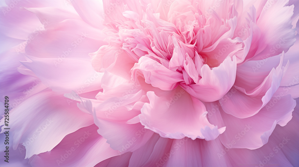 Close-Up of Delicate Pink Peony Close-Up of Delicate Pink Peony
