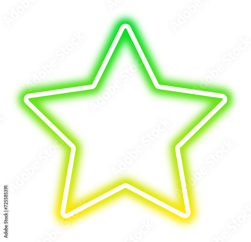 Gradient Neon Star Frame