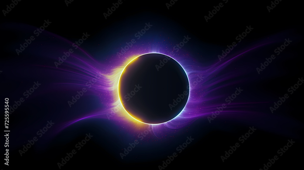 Obraz premium Space galaxy background, 3D illustration of nebulae in the universe