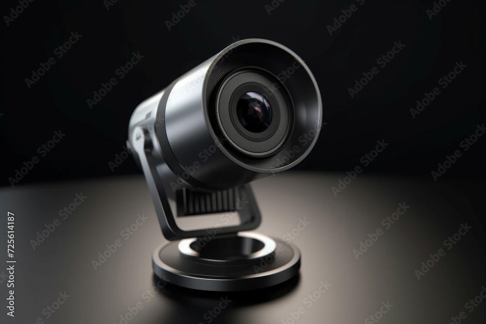 Webcam modern design. New and professionally technologic with computer video. Generate AI Webcam modern design. New and professionally technologic with computer video. Generate AI