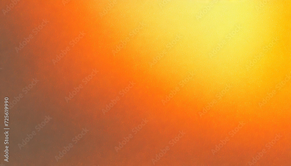 orange yellow , color gradient rough abstract background shine bright light and glow template empty space , grainy noise grungy texture