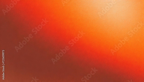 orange red , color gradient rough abstract background shine bright light and glow template empty space , grainy noise grungy texture